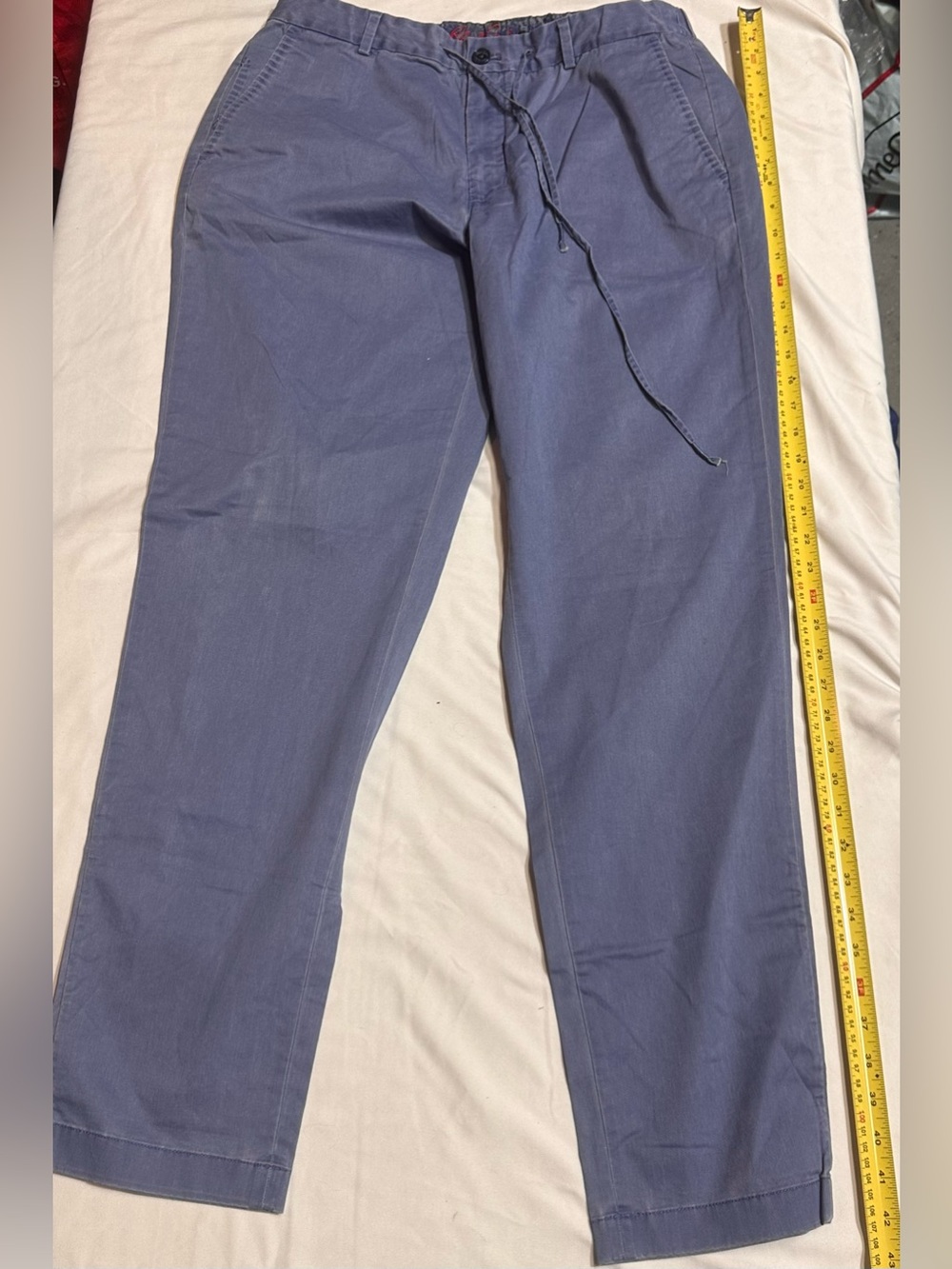 Robert Graham Men's slate Blue Drawstring Chinos